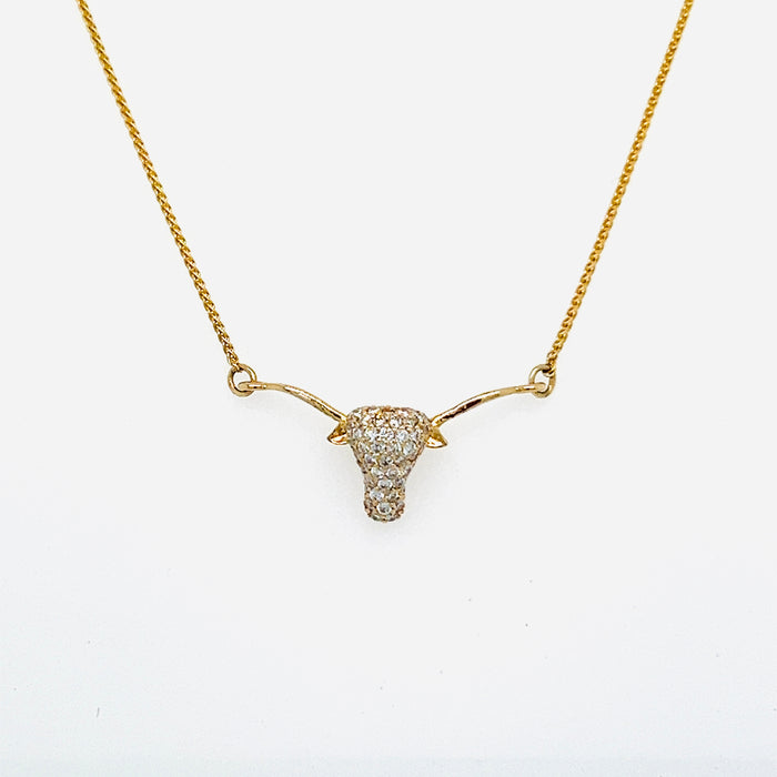 Longhorn Diamond Necklace