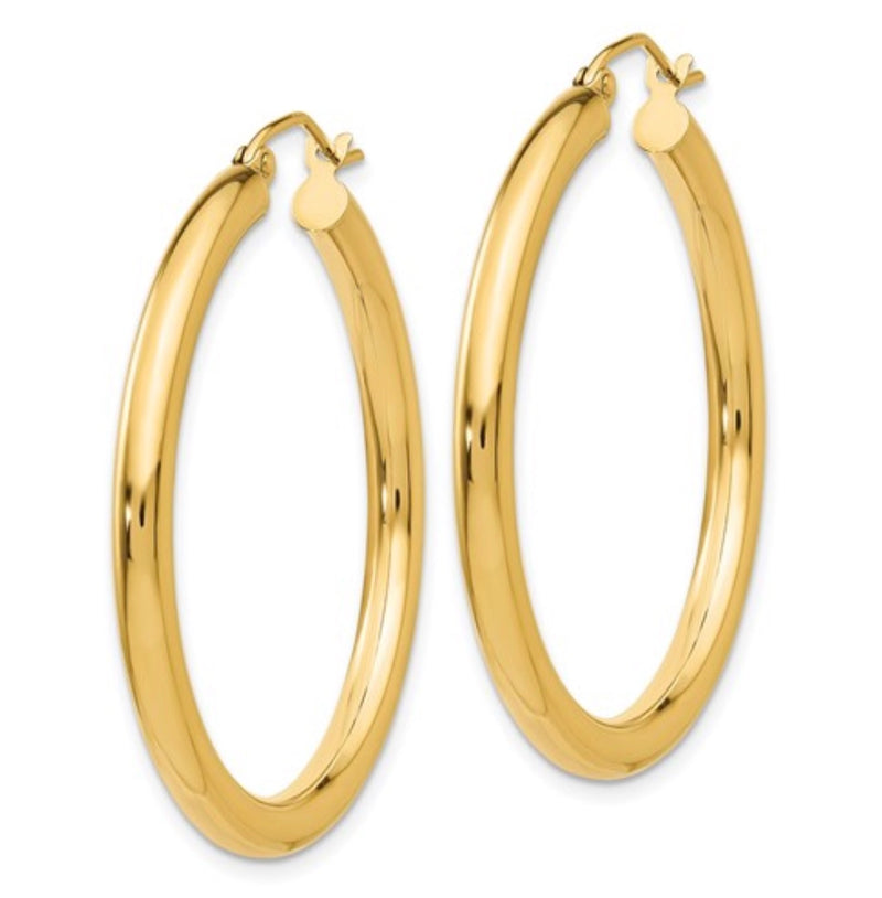 14K Gold Hoops *Various Sizes*