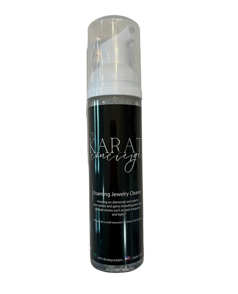 Photo of foam jewelry cleaner