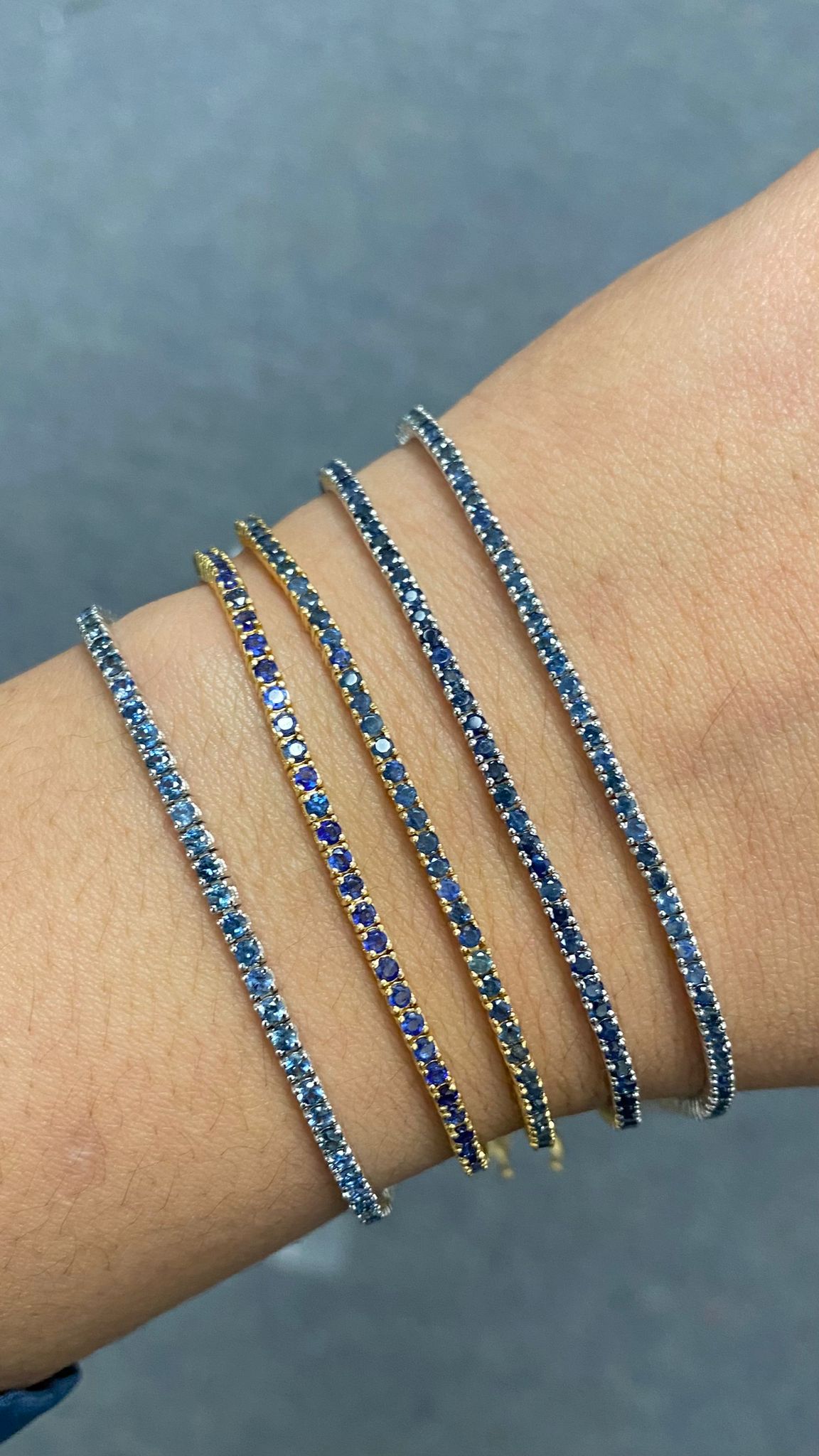 Sapphire Tennis Bracelet