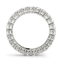 Round Diamond White Gold Eternity Band