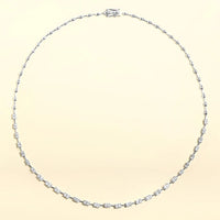 Madyson Oval Tennis Necklace