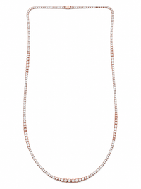 Rose Riviera 32” Tennis Necklace