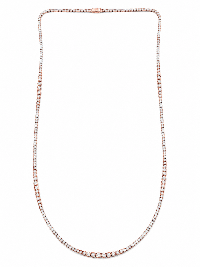 Rose Riviera 32” Tennis Necklace