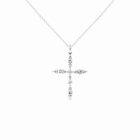 18K Diamond Cross