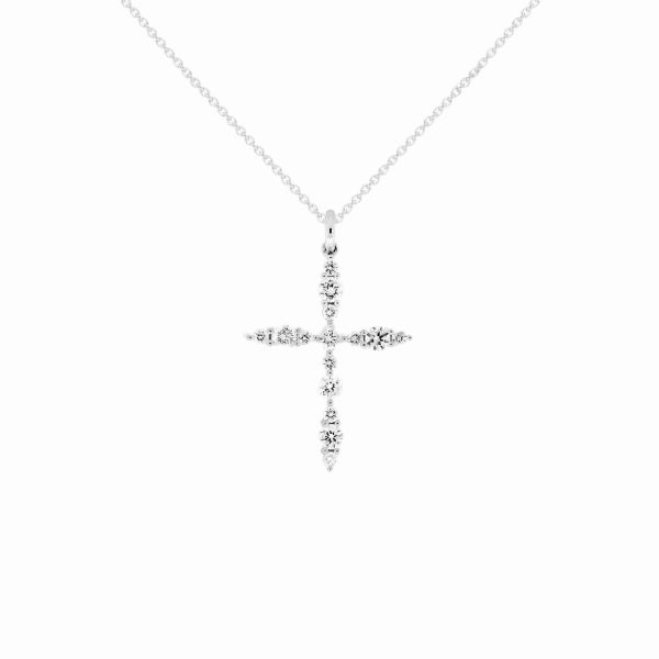 18K Diamond Cross