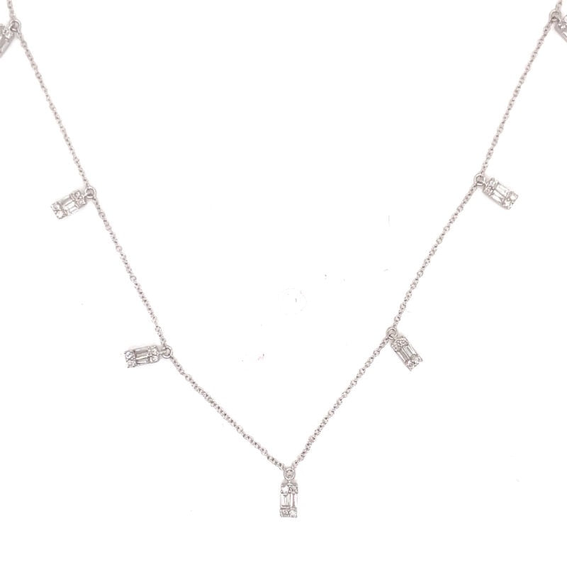 Ella Diamond Drop Necklace