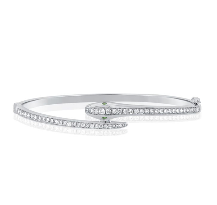 Diamond Snake Bangle