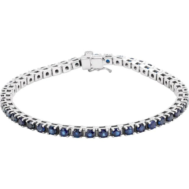 Sapphire Tennis Bracelet