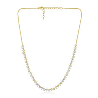 Meridian Pear Shaped Tennis Necklace