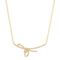 Signature Bow Diamond Necklace