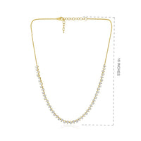 Meridian Pear Shaped Tennis Necklace