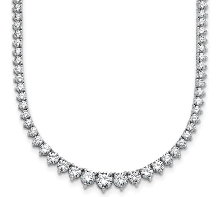 Graduated Tennis Necklace