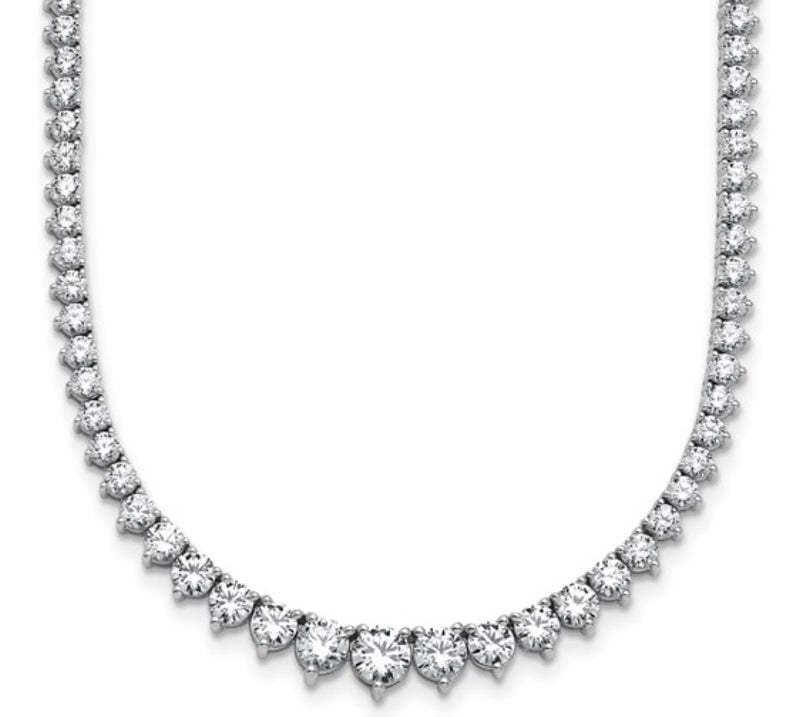Graduated Tennis Necklace