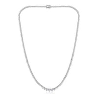 Graduated Tennis Necklace