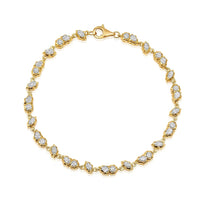 Regalia Alternating Shape Tennis Bracelet