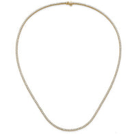 3 Prong Set UN-FLIPABLE Tennis Necklace