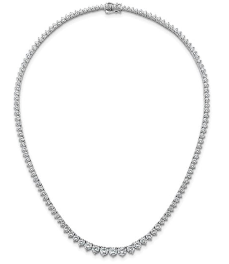 Graduated Tennis Necklace