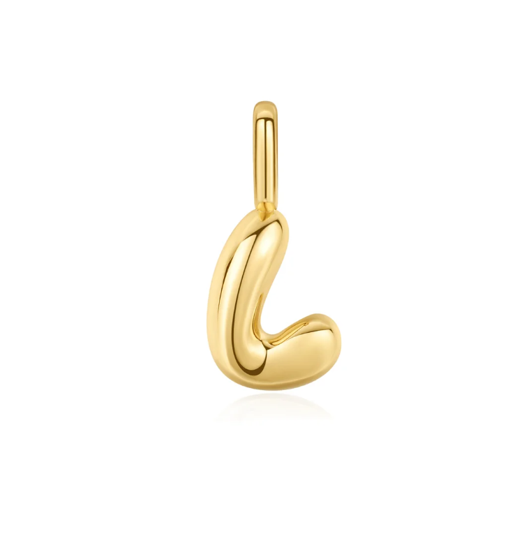 Gold L Letter Charm