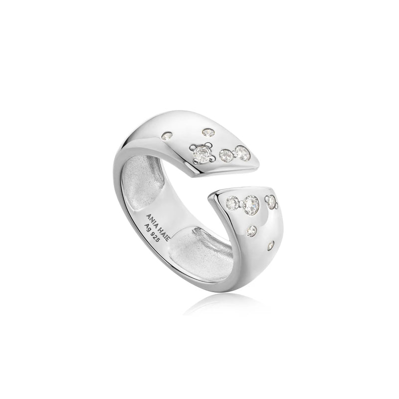 Sparkle Wide Adjustable Ring