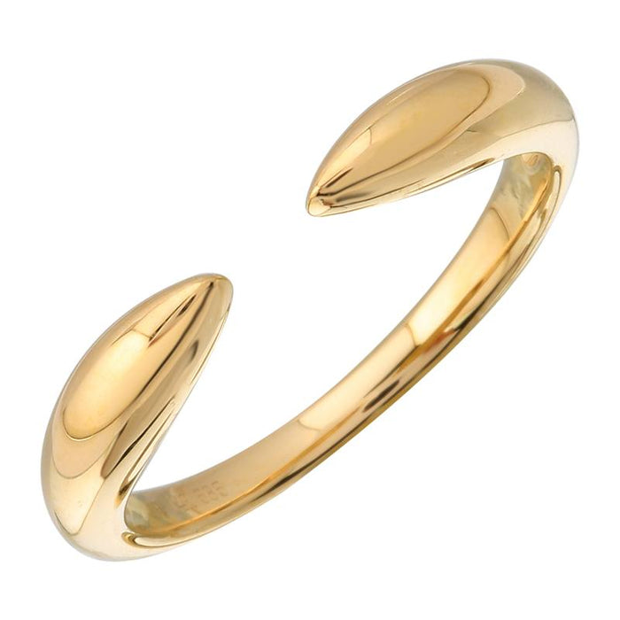 Yellow Gold Claw Ring- Small