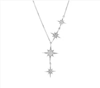 Diamond Starburst Lariat Necklace