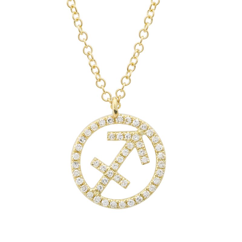 Diamond Zodiac Necklace Collection