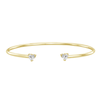 18K yellow gold bangle 