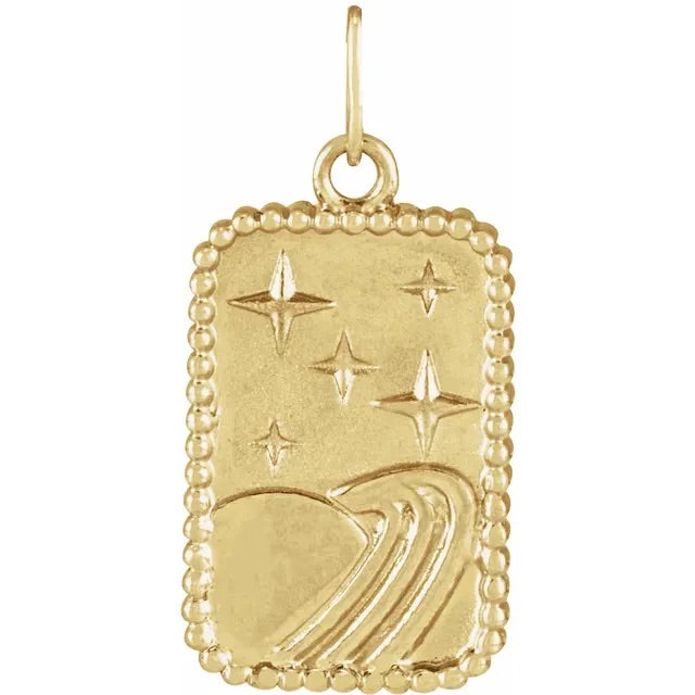 14K Solid yellow gold charms