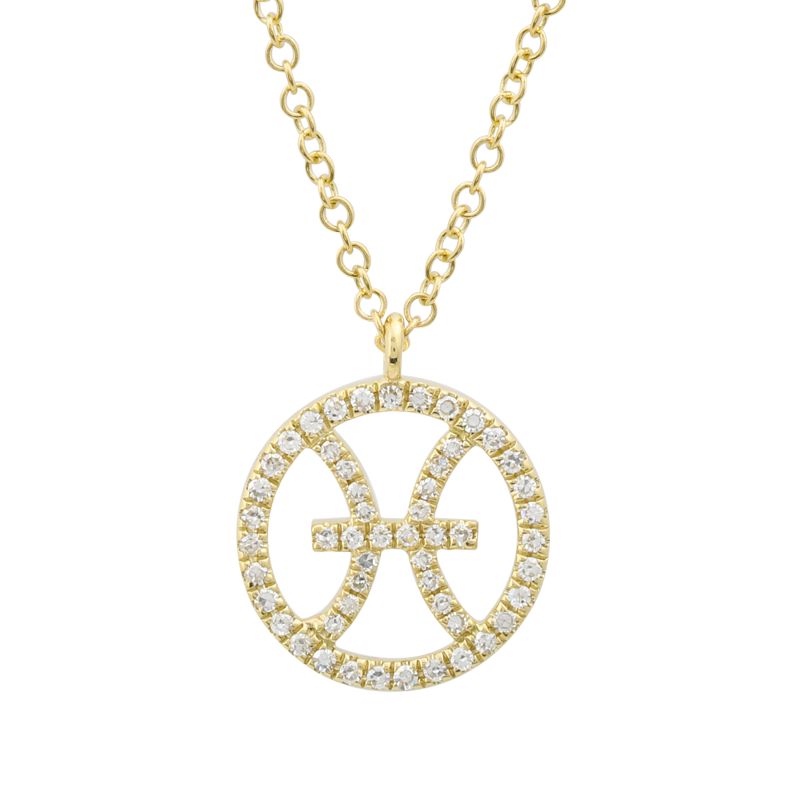 Diamond Zodiac Necklace Collection