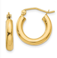 14K Gold Hoops *Various Sizes*